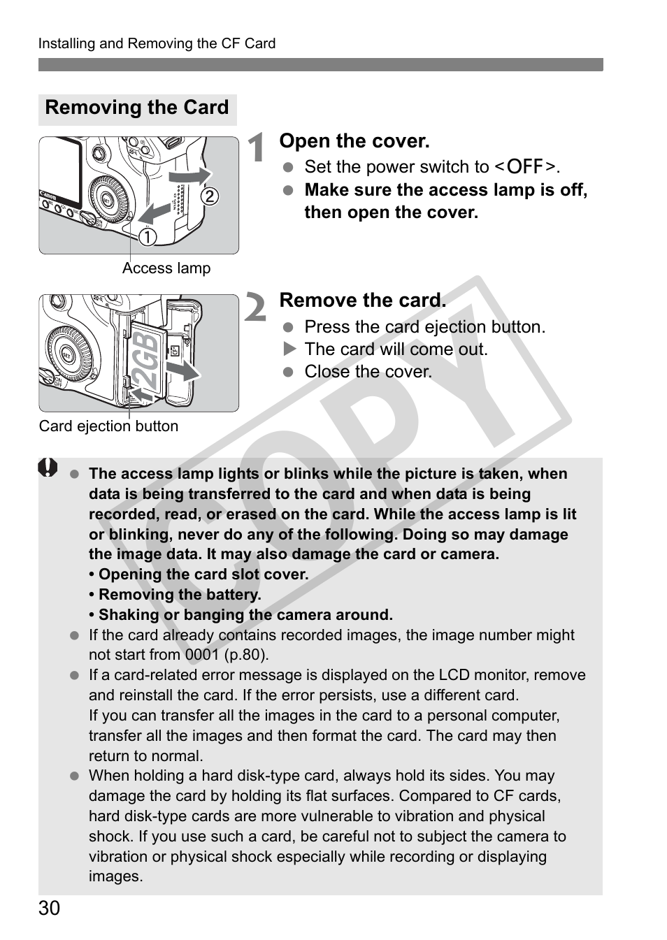 Cop y | Canon EOS 50D User Manual | Page 30 / 228