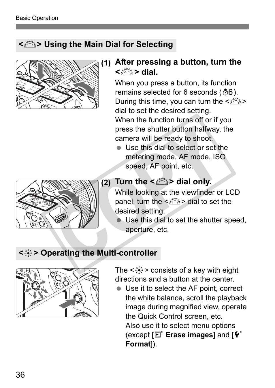 Cop y | Canon EOS 50D User Manual | Page 36 / 228