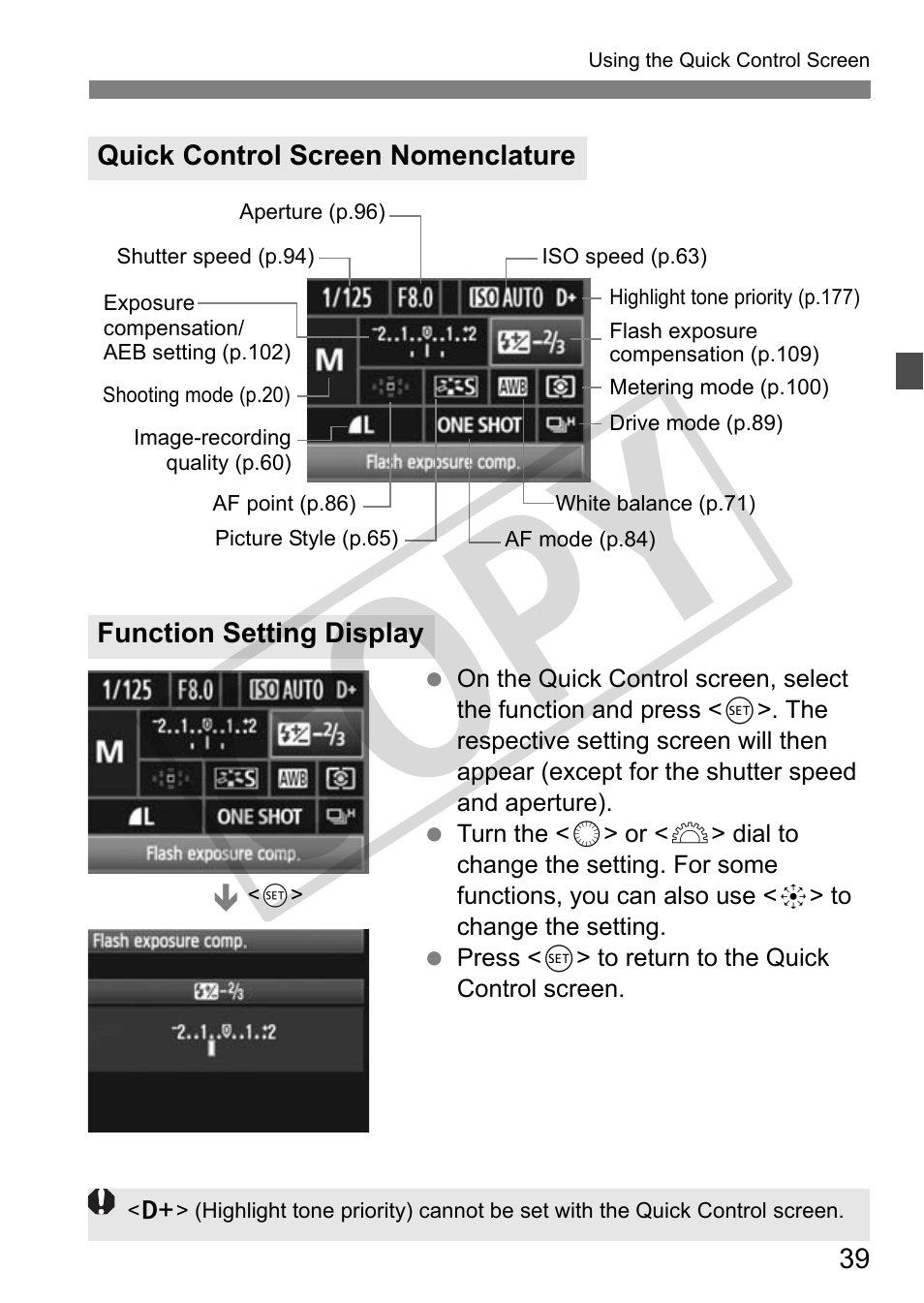 Cop y | Canon EOS 50D User Manual | Page 39 / 228