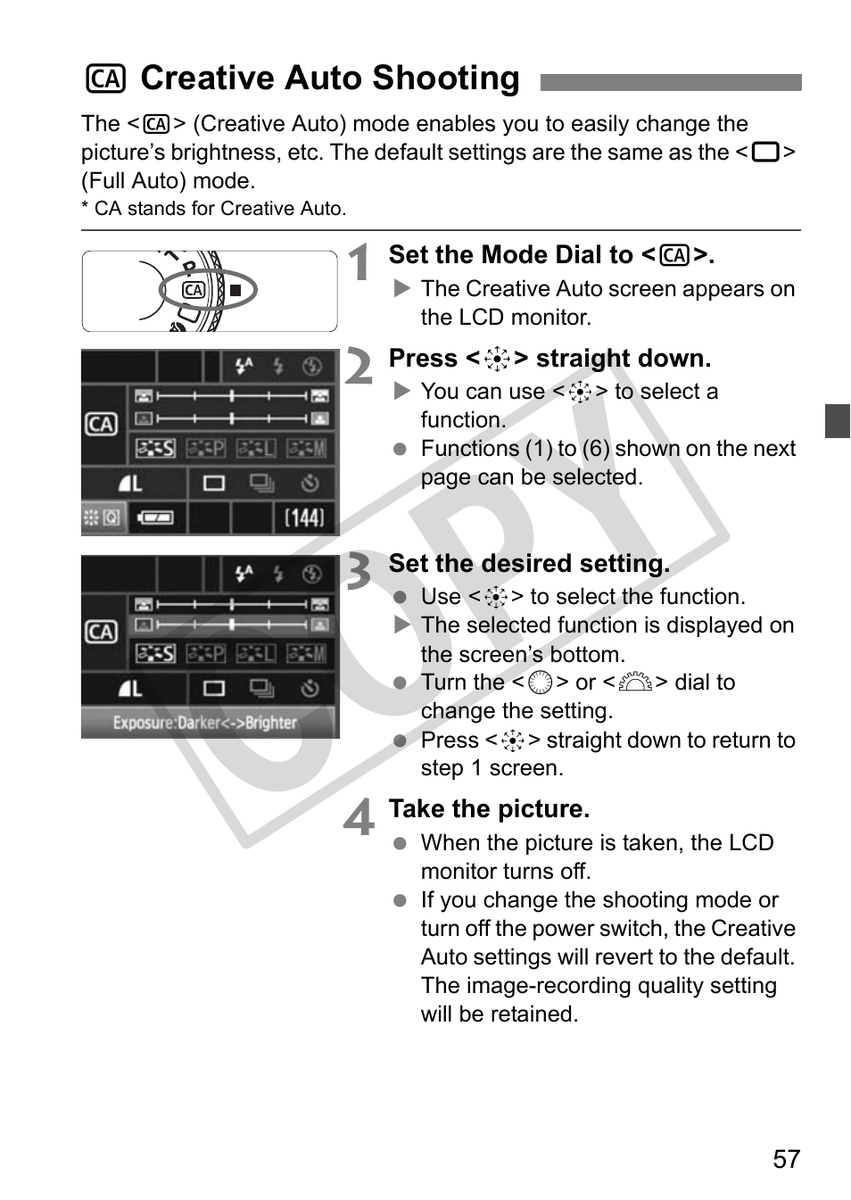 Cop y | Canon EOS 50D User Manual | Page 57 / 228