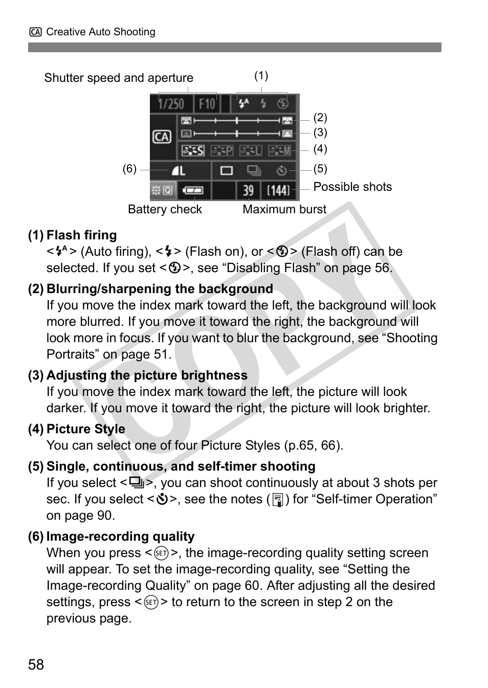 Cop y | Canon EOS 50D User Manual | Page 58 / 228