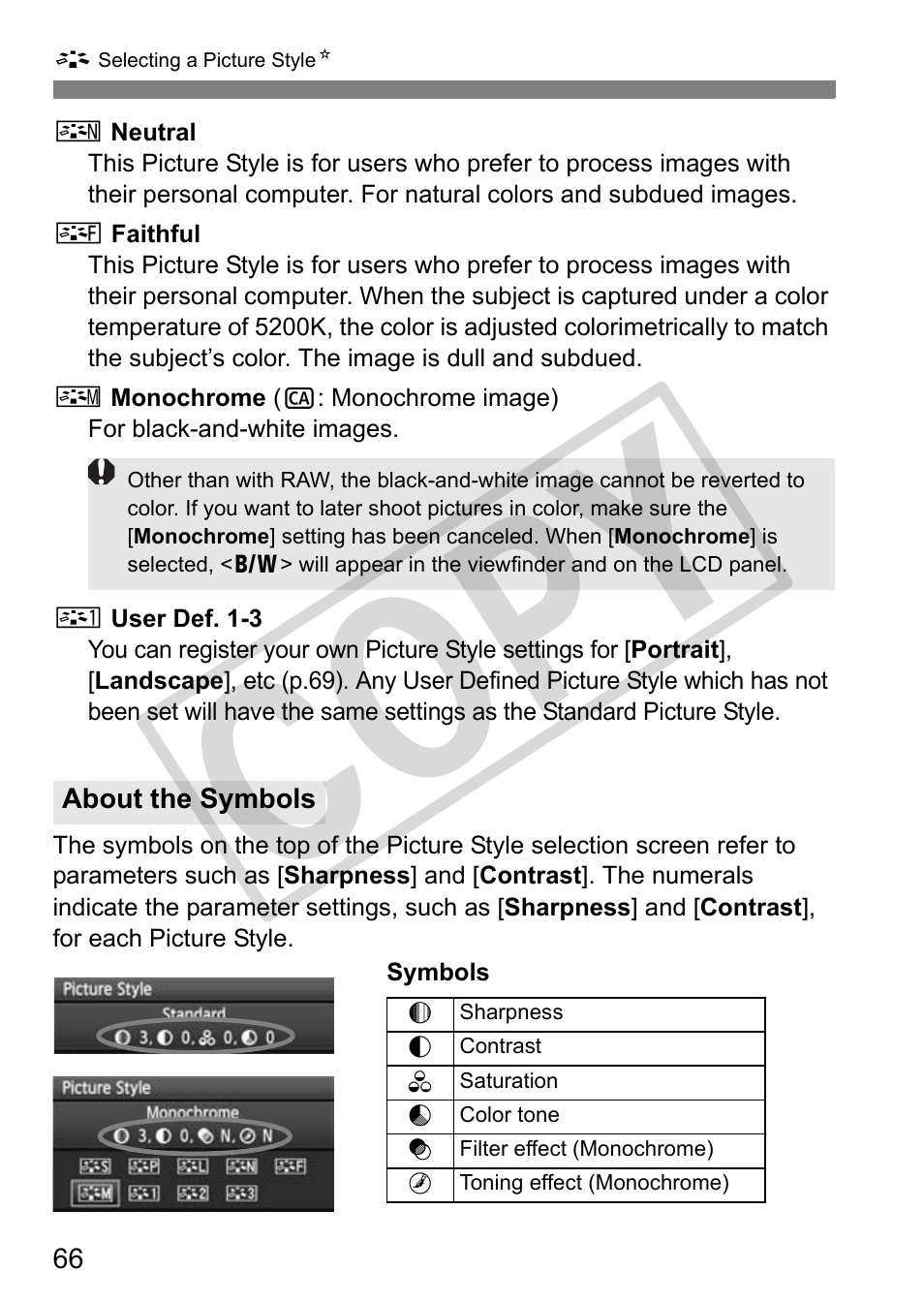 Cop y | Canon EOS 50D User Manual | Page 66 / 228