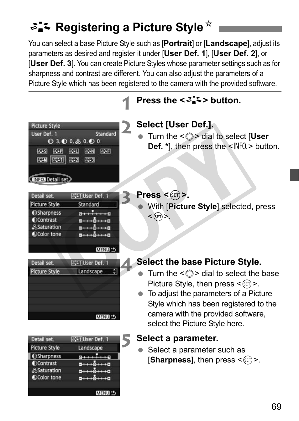 Cop y | Canon EOS 50D User Manual | Page 69 / 228