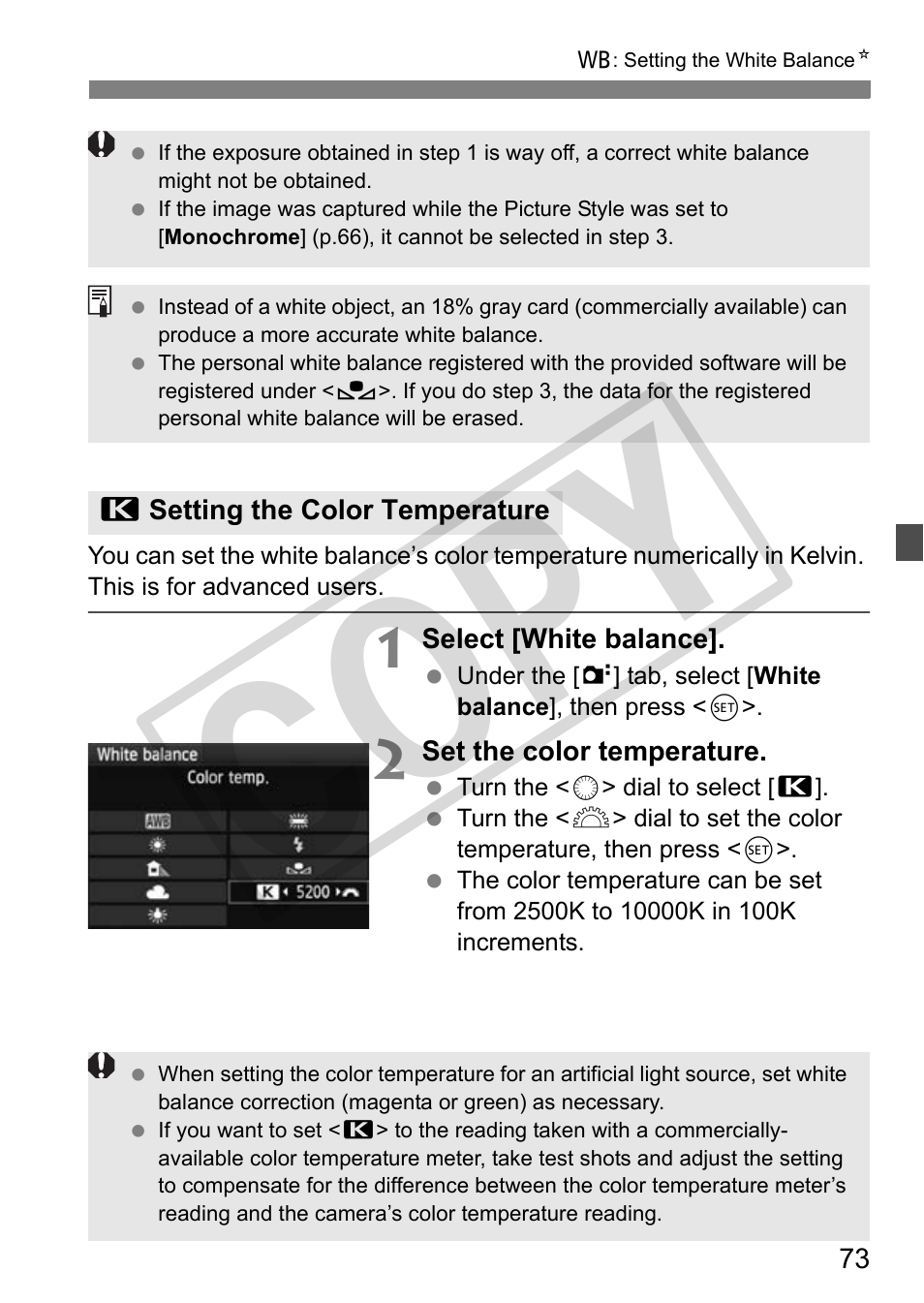 Cop y | Canon EOS 50D User Manual | Page 73 / 228