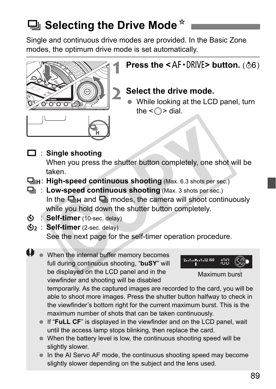 Cop y | Canon EOS 50D User Manual | Page 89 / 228