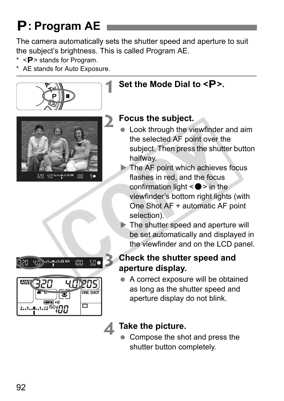 Cop y | Canon EOS 50D User Manual | Page 92 / 228