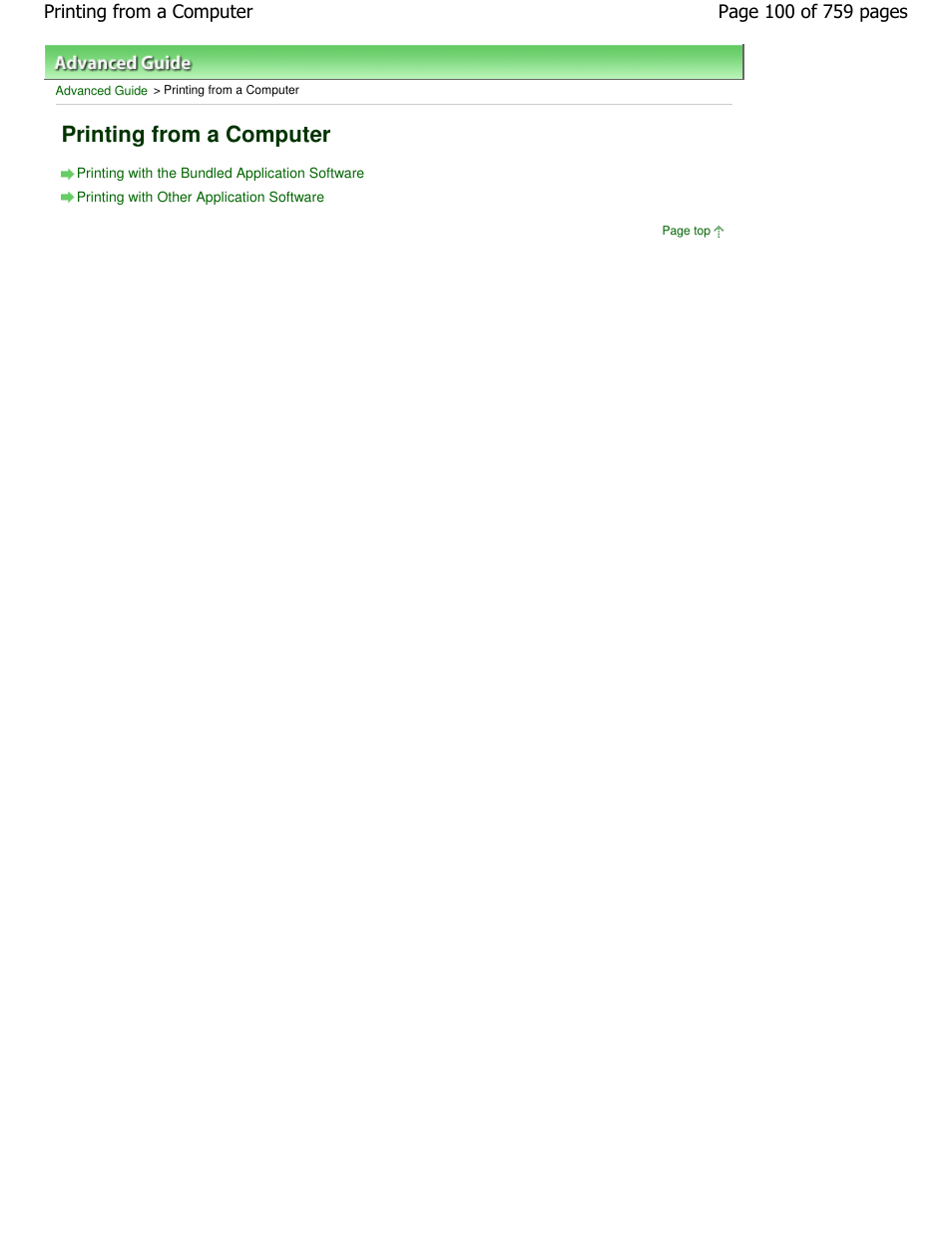 Printing from a computer | Canon mp495 User Manual | Page 100 / 759