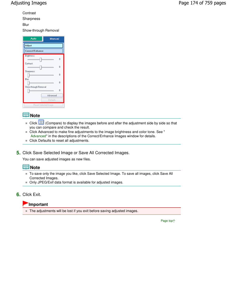 Canon mp495 User Manual | Page 174 / 759