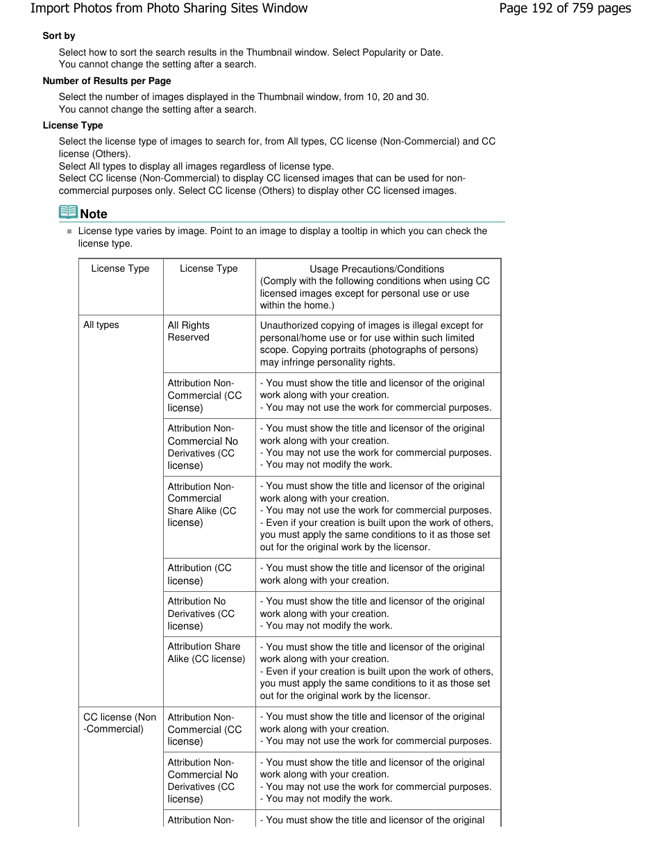 Canon mp495 User Manual | Page 192 / 759