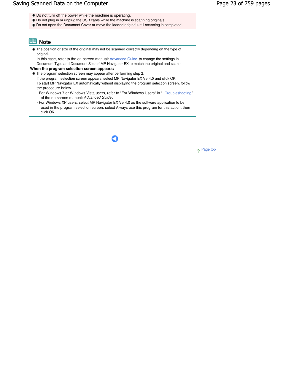 Canon mp495 User Manual | Page 23 / 759