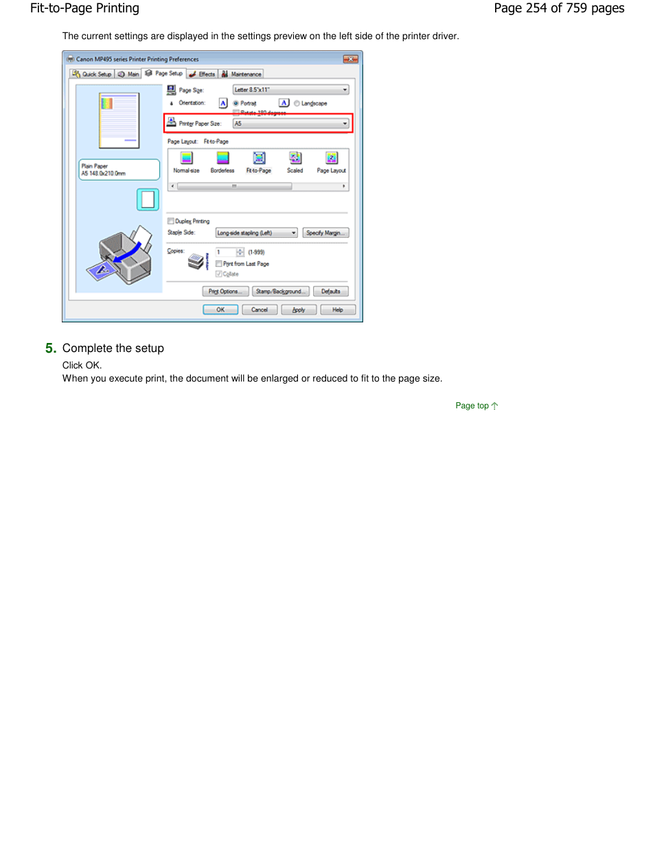 Canon mp495 User Manual | Page 254 / 759