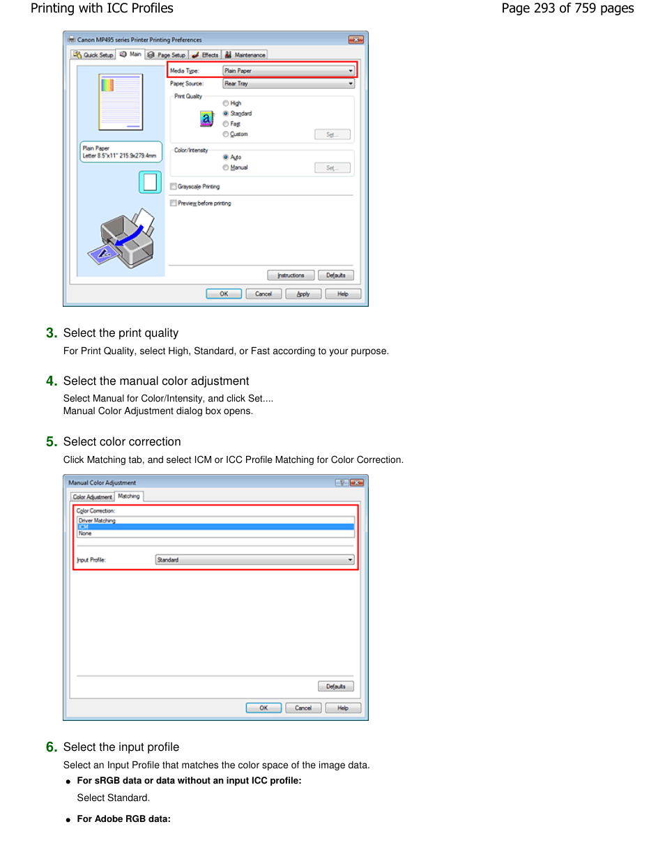 Canon mp495 User Manual | Page 293 / 759