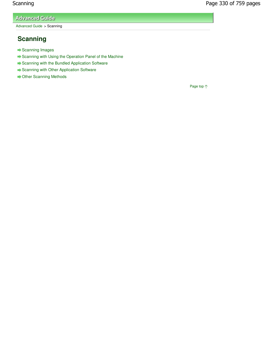 Scanning | Canon mp495 User Manual | Page 330 / 759
