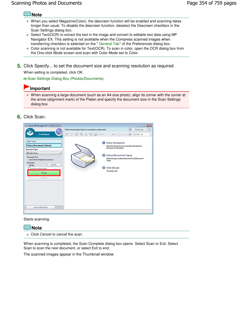 Canon mp495 User Manual | Page 354 / 759