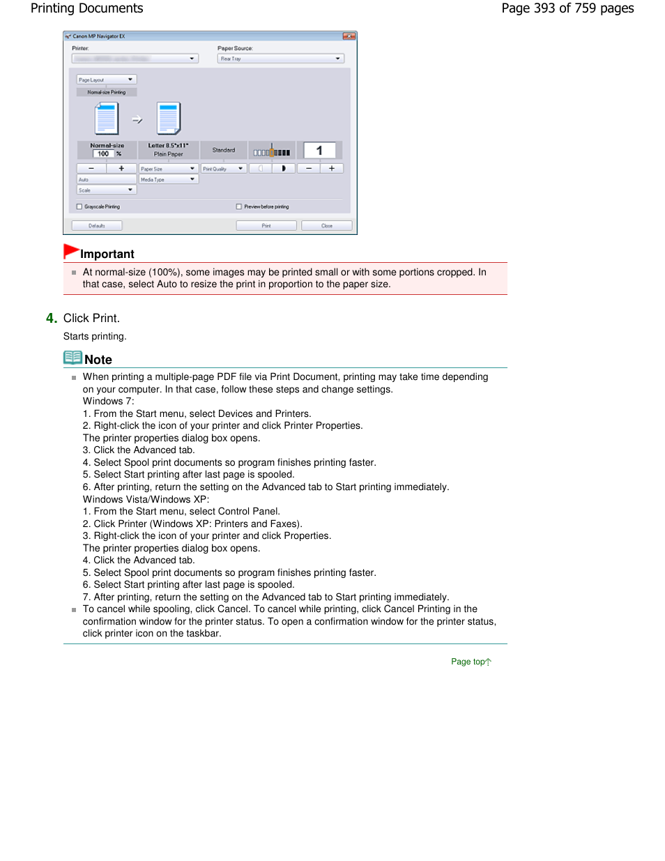Canon mp495 User Manual | Page 393 / 759