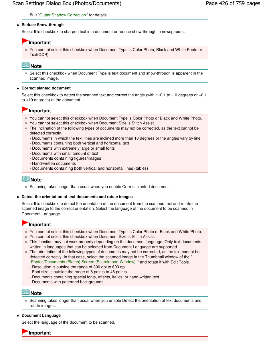 Canon mp495 User Manual | Page 426 / 759