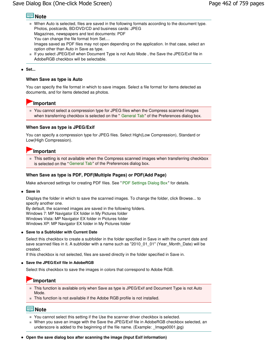 Canon mp495 User Manual | Page 462 / 759