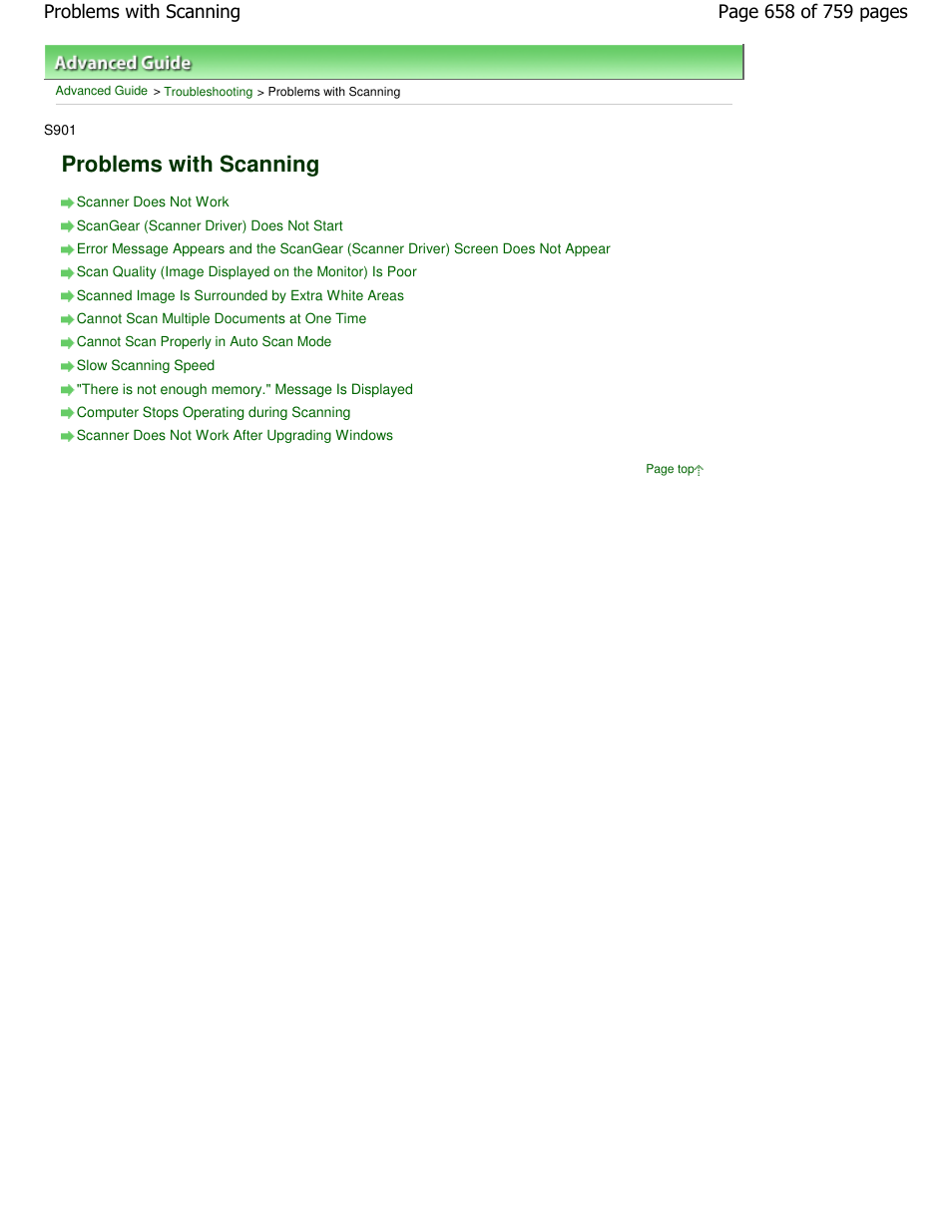 Problems with scanning | Canon mp495 User Manual | Page 658 / 759