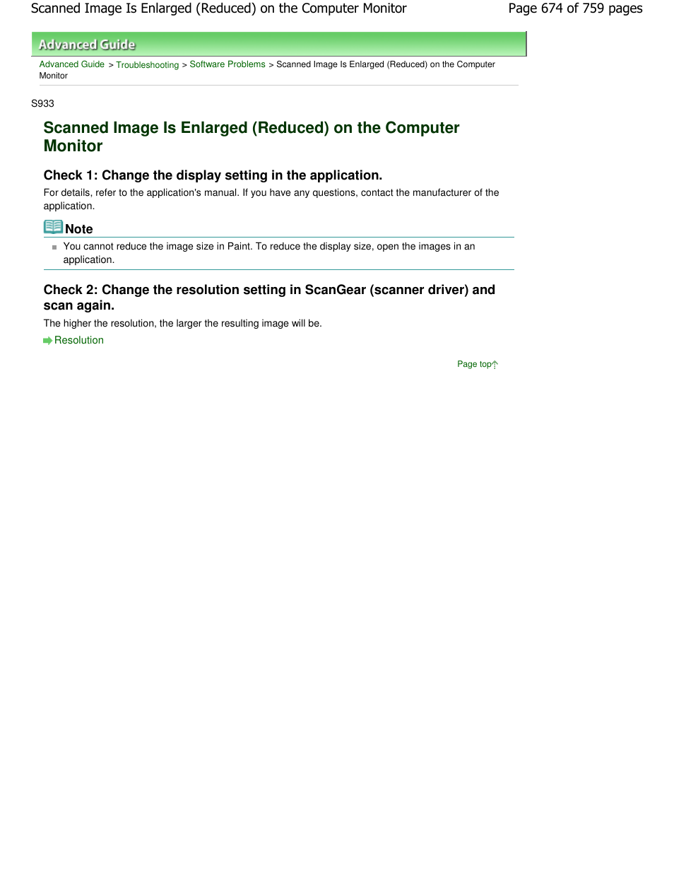 Monitor | Canon mp495 User Manual | Page 674 / 759