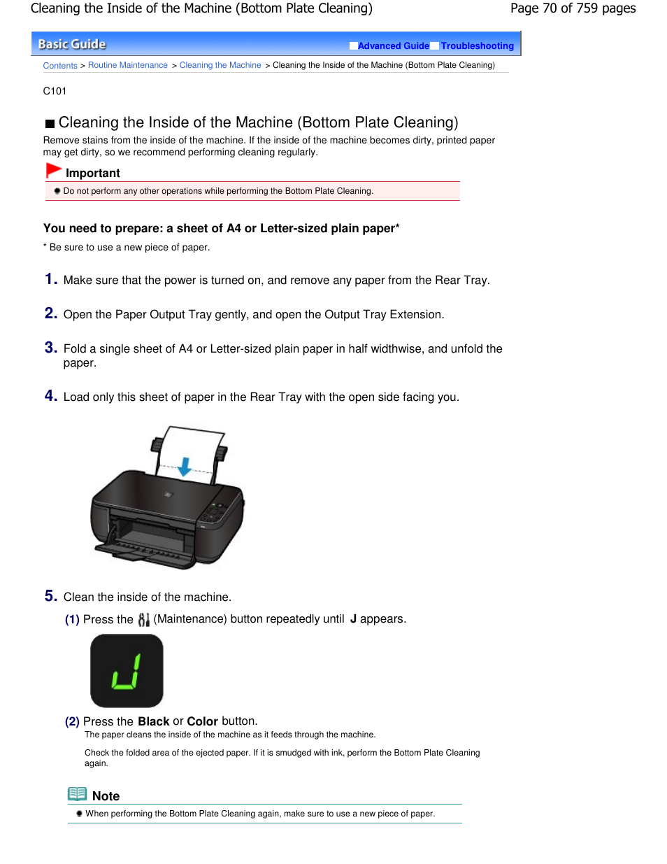 Canon mp495 User Manual | Page 70 / 759