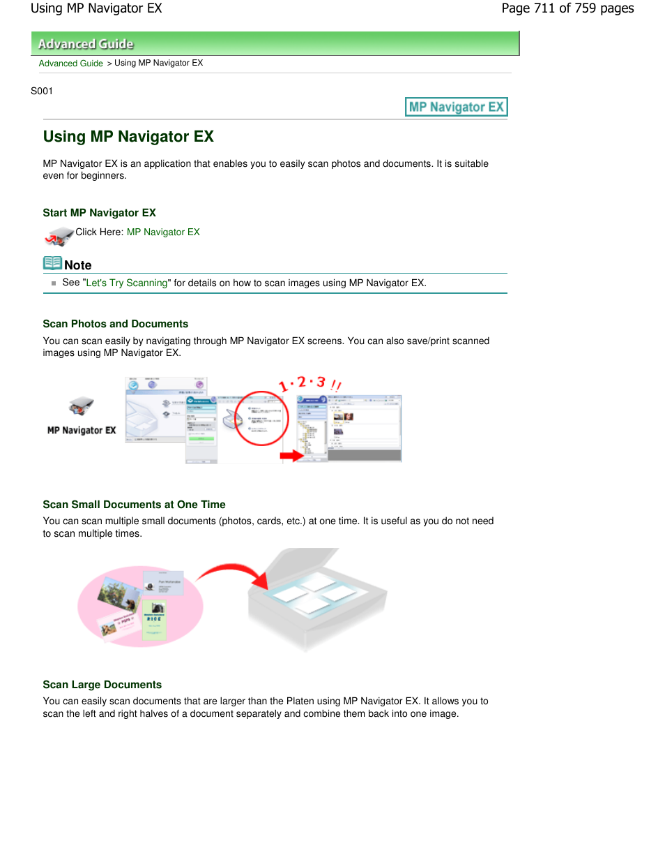 Using mp navigator ex | Canon mp495 User Manual | Page 711 / 759