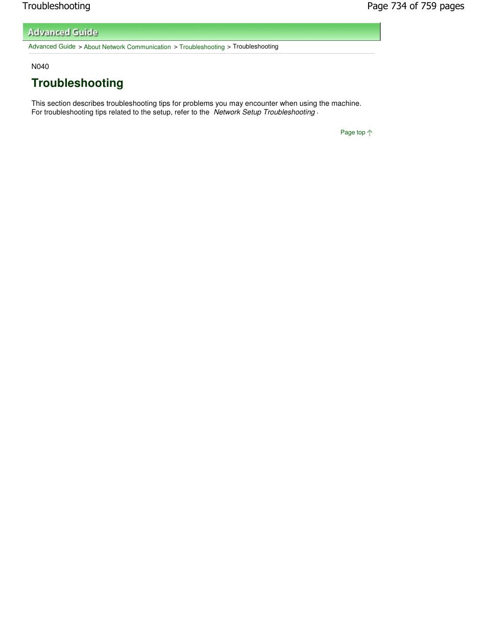 Troubleshooting | Canon mp495 User Manual | Page 734 / 759