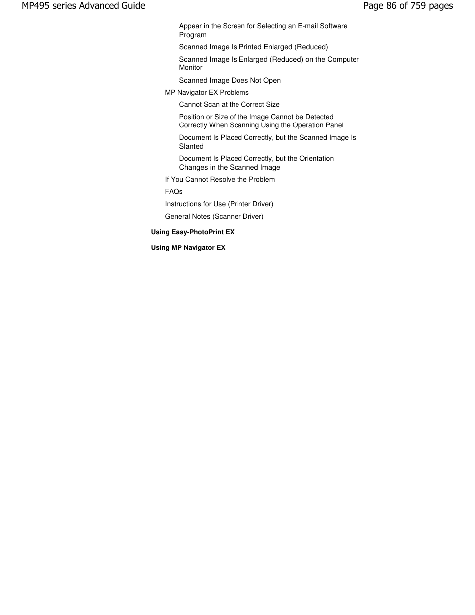 Canon mp495 User Manual | Page 86 / 759