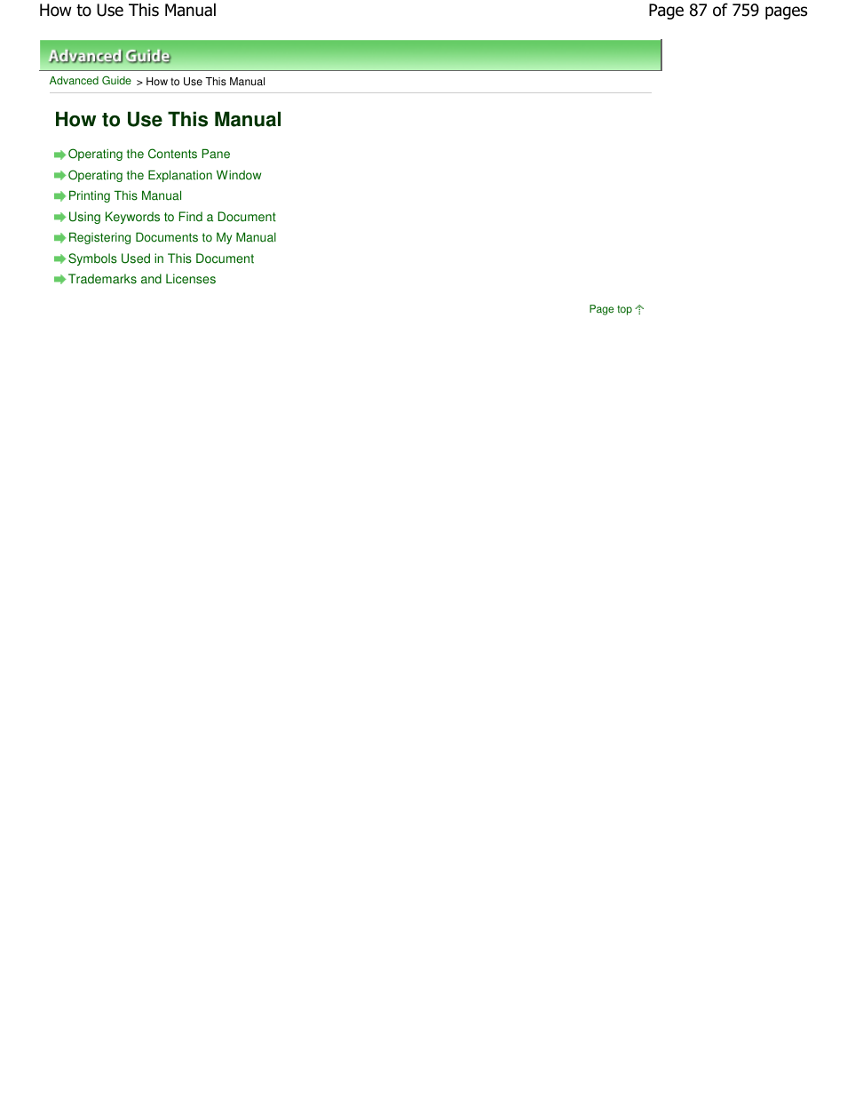 How to use this manual | Canon mp495 User Manual | Page 87 / 759