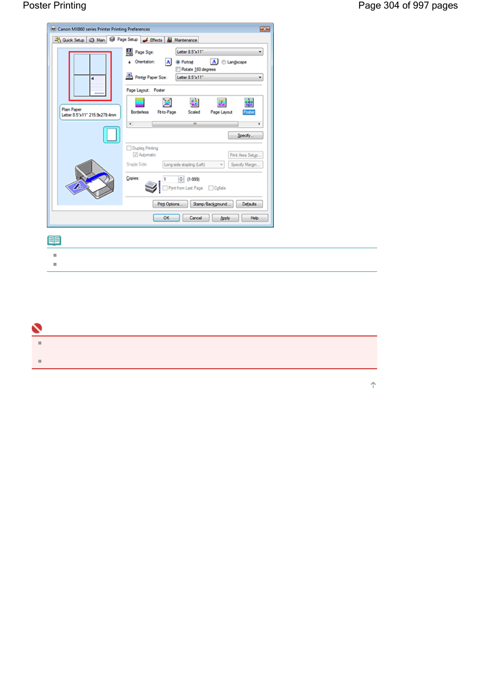 Canon mx860 User Manual | Page 304 / 997