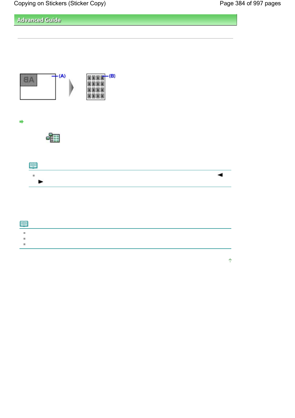 Copying on stickers (sticker copy) | Canon mx860 User Manual | Page 384 / 997