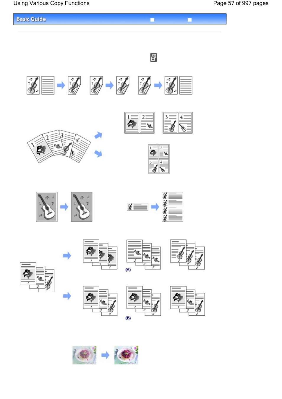 Using various copy functions | Canon mx860 User Manual | Page 57 / 997