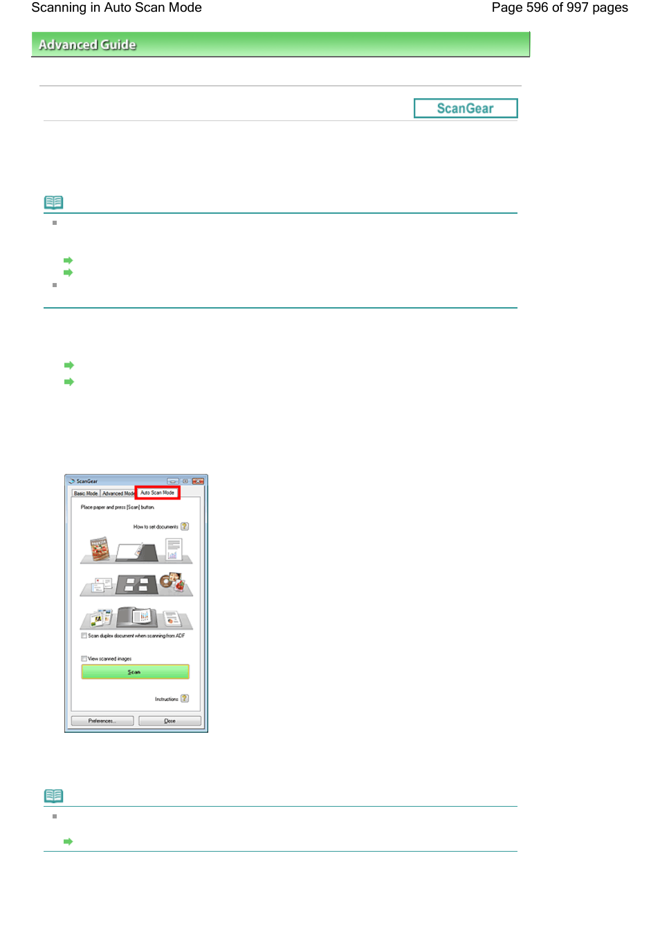 Scanning in auto scan mode | Canon mx860 User Manual | Page 596 / 997