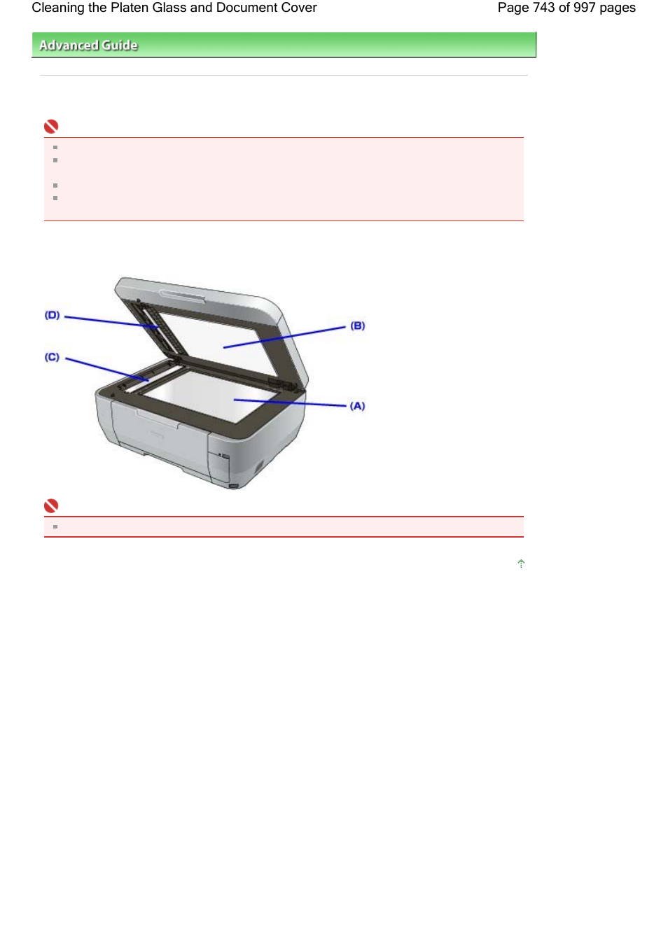 Cleaning the platen glass and document cover | Canon mx860 User Manual | Page 743 / 997