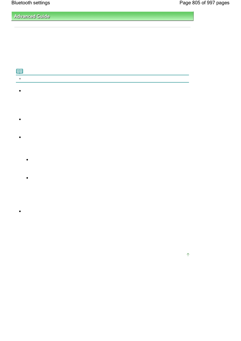 Bluetooth settings, Device name, Access refusal | Security, Passkey | Canon mx860 User Manual | Page 805 / 997