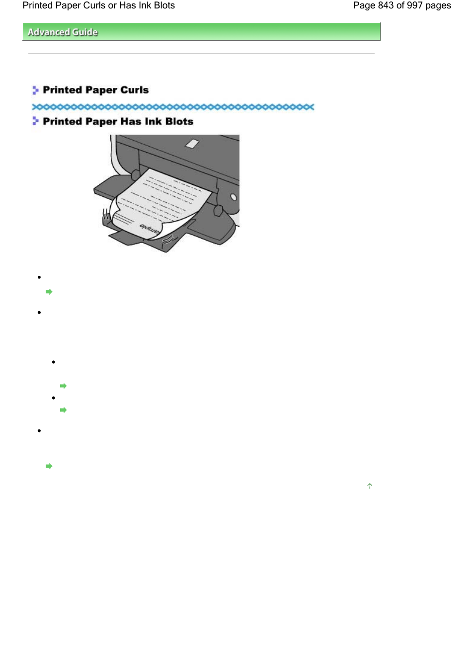 Printed paper curls or has ink blots | Canon mx860 User Manual | Page 843 / 997