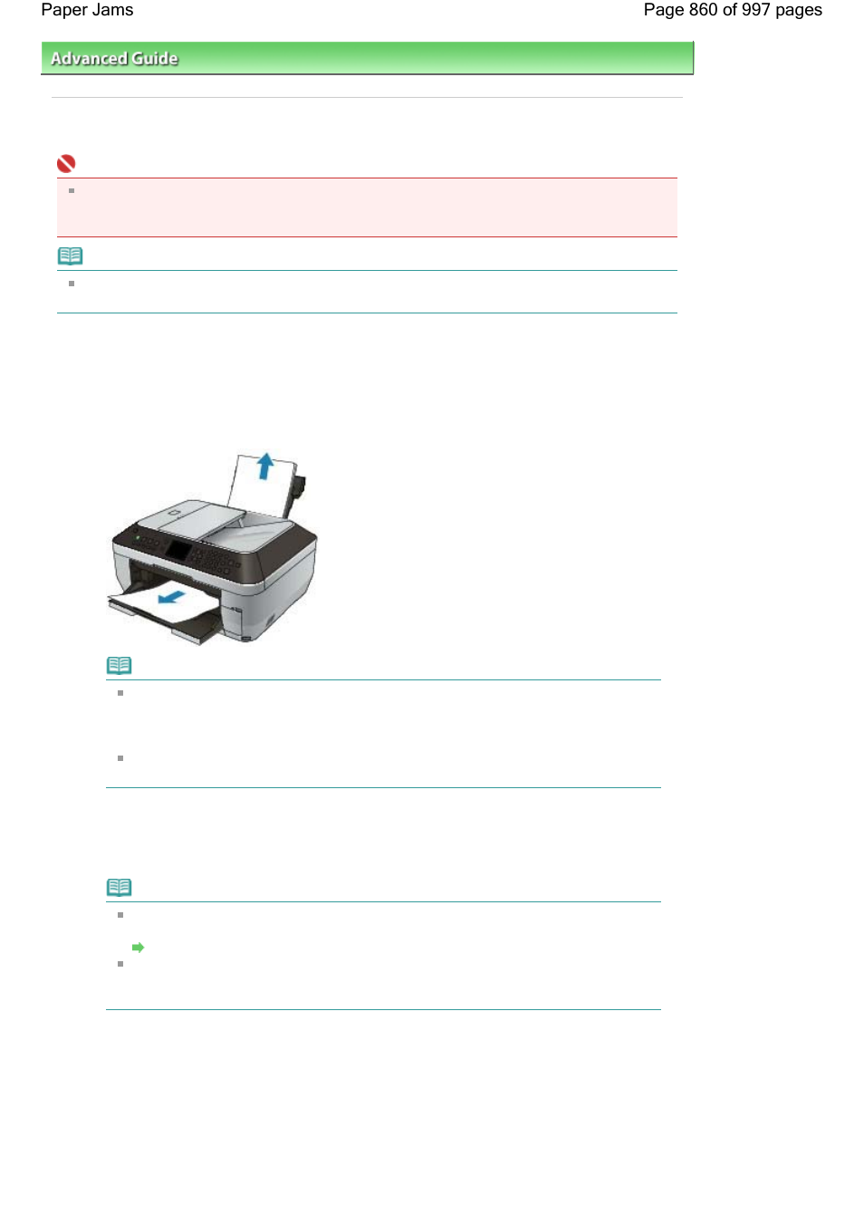 Paper jams | Canon mx860 User Manual | Page 860 / 997