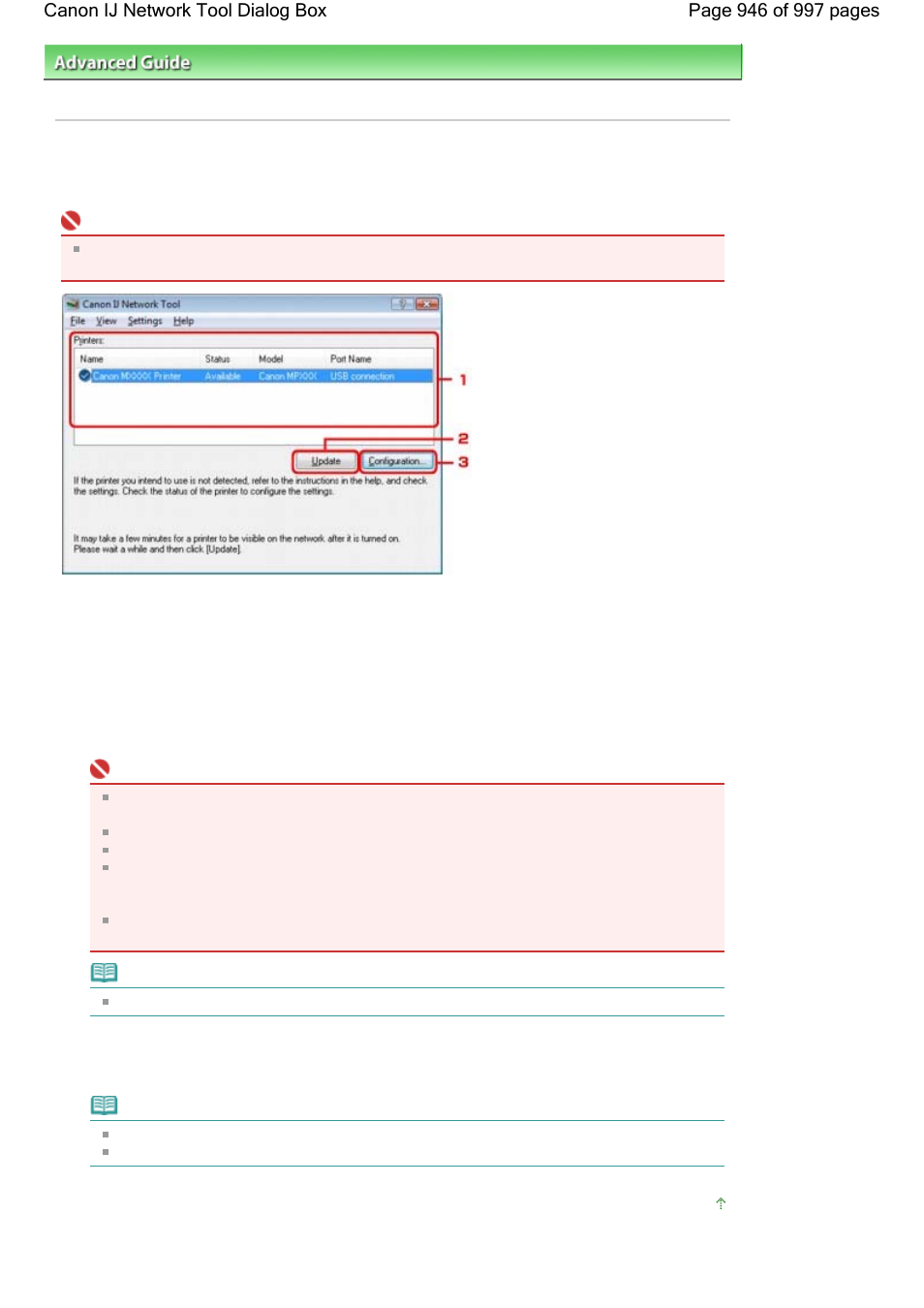 Canon ij network tool dialog box | Canon mx860 User Manual | Page 946 / 997