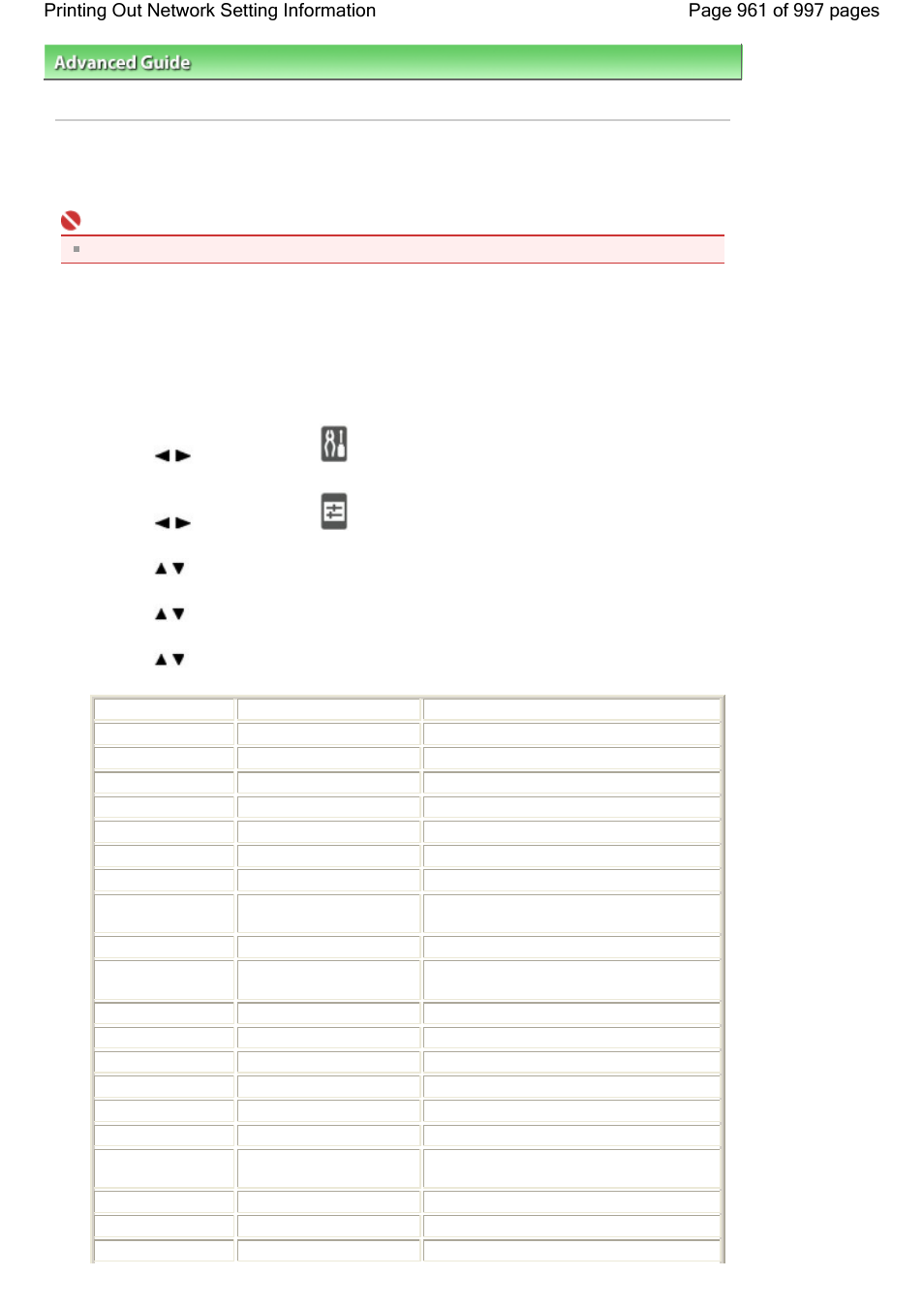 Printing out network setting information | Canon mx860 User Manual | Page 961 / 997