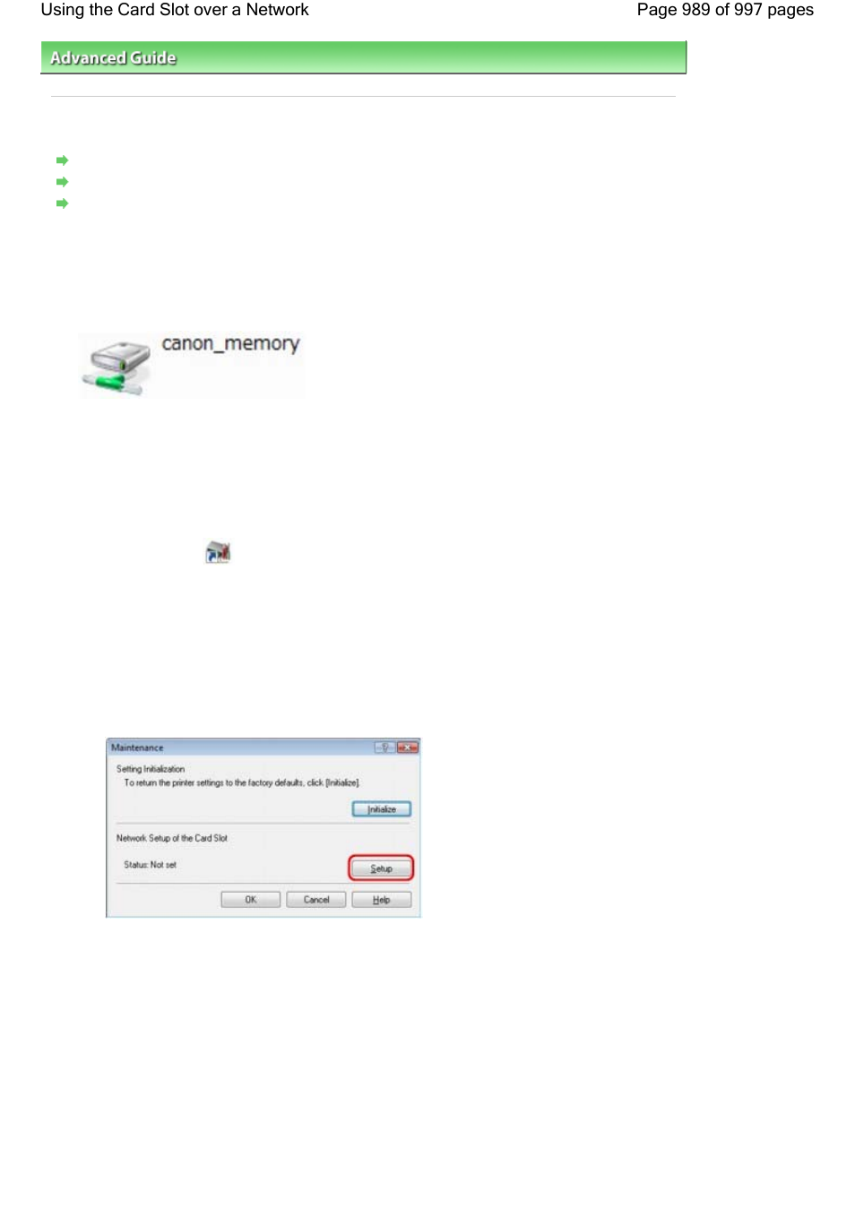 Using the card slot over a network | Canon mx860 User Manual | Page 989 / 997