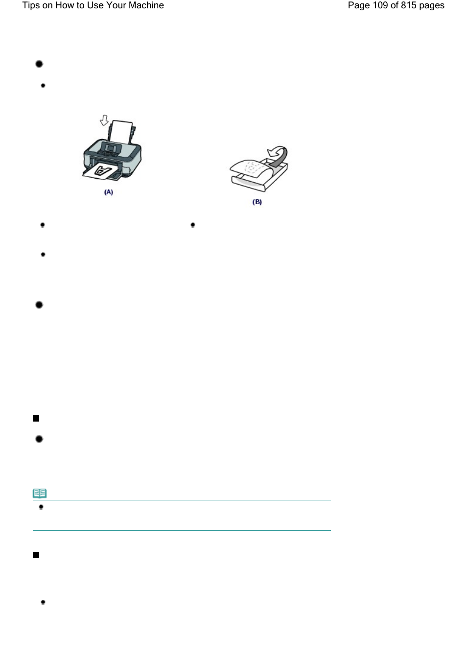 Tip!: check how to load the paper correctly, How to maintain the optimal printing quality, Is the paper curled | Canon mp620 User Manual | Page 109 / 815