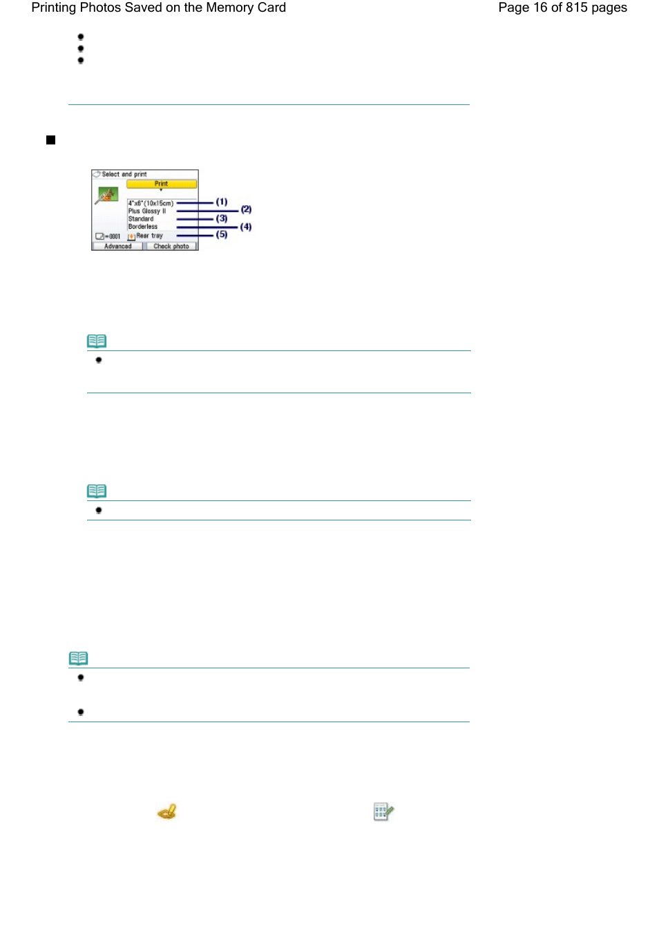 Setting items | Canon mp620 User Manual | Page 16 / 815