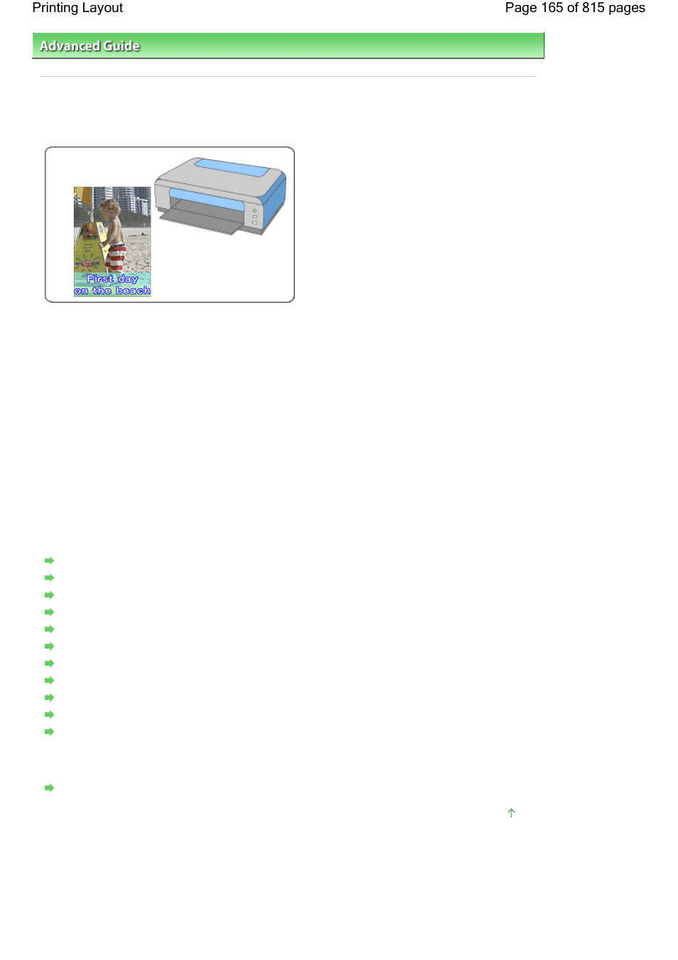 Printing layout | Canon mp620 User Manual | Page 165 / 815