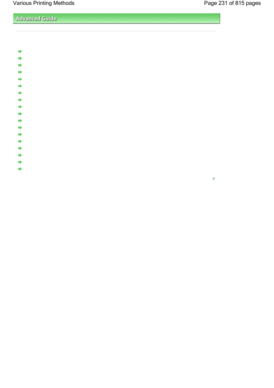 Various printing methods | Canon mp620 User Manual | Page 231 / 815