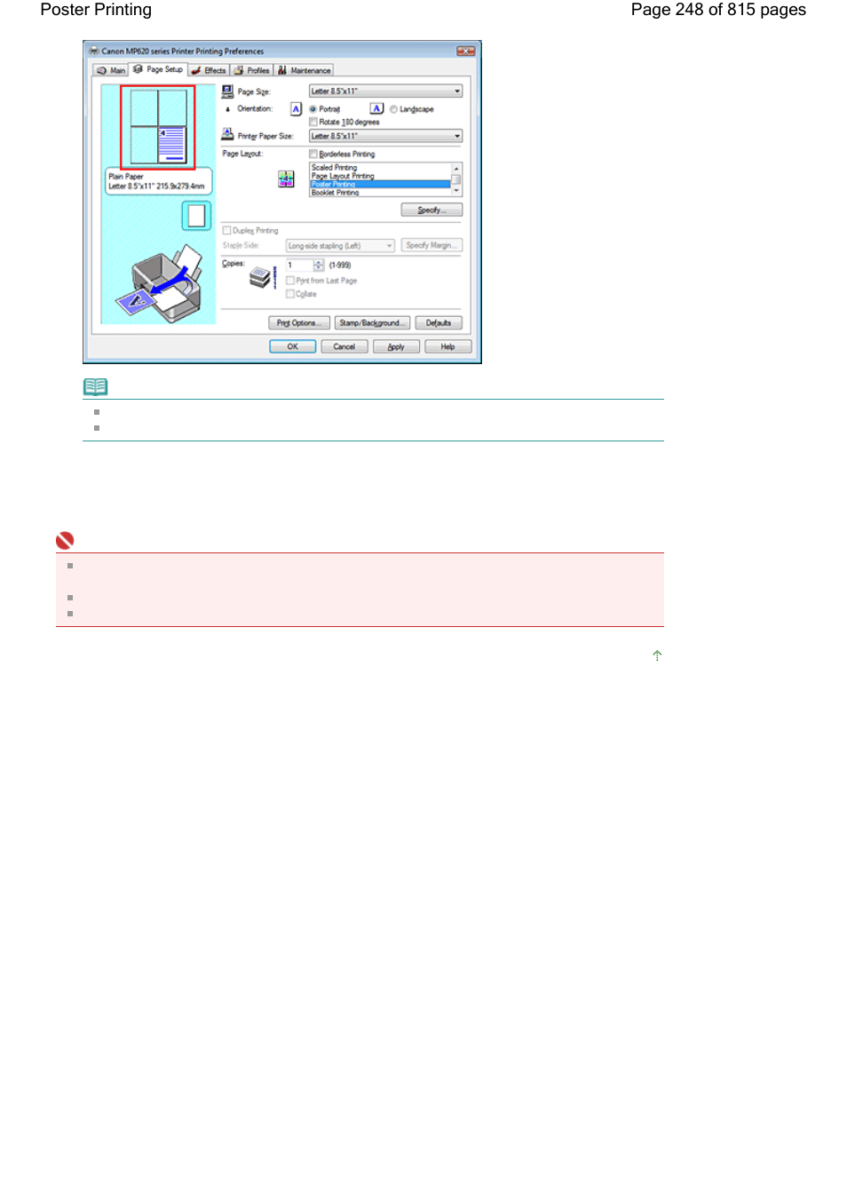 Canon mp620 User Manual | Page 248 / 815