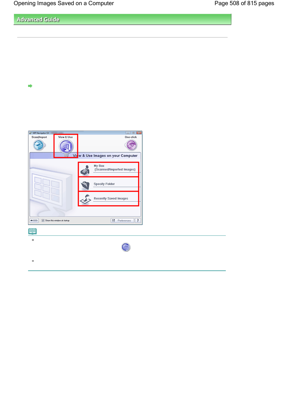 Opening images saved on a computer | Canon mp620 User Manual | Page 508 / 815