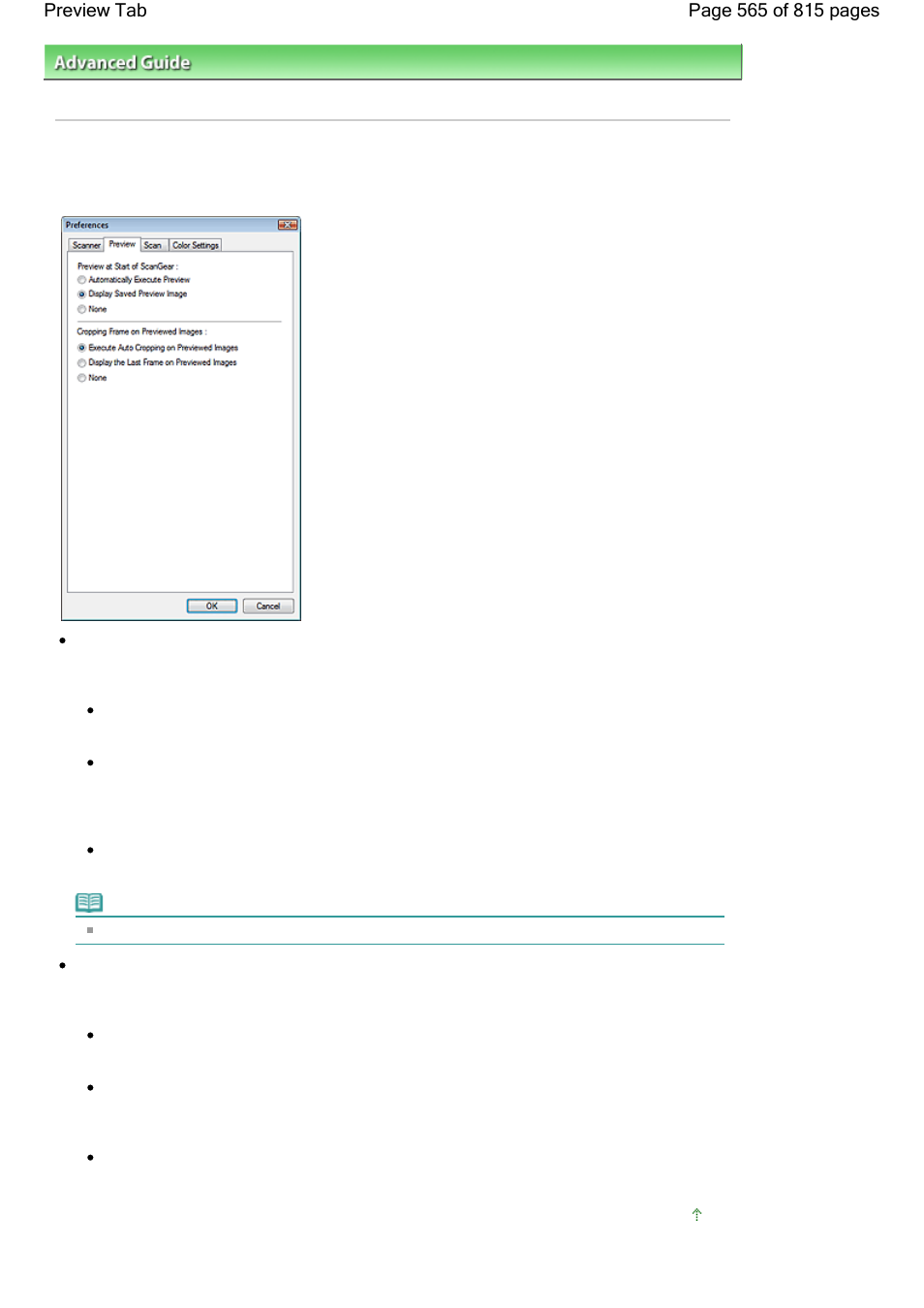 Preview tab | Canon mp620 User Manual | Page 565 / 815