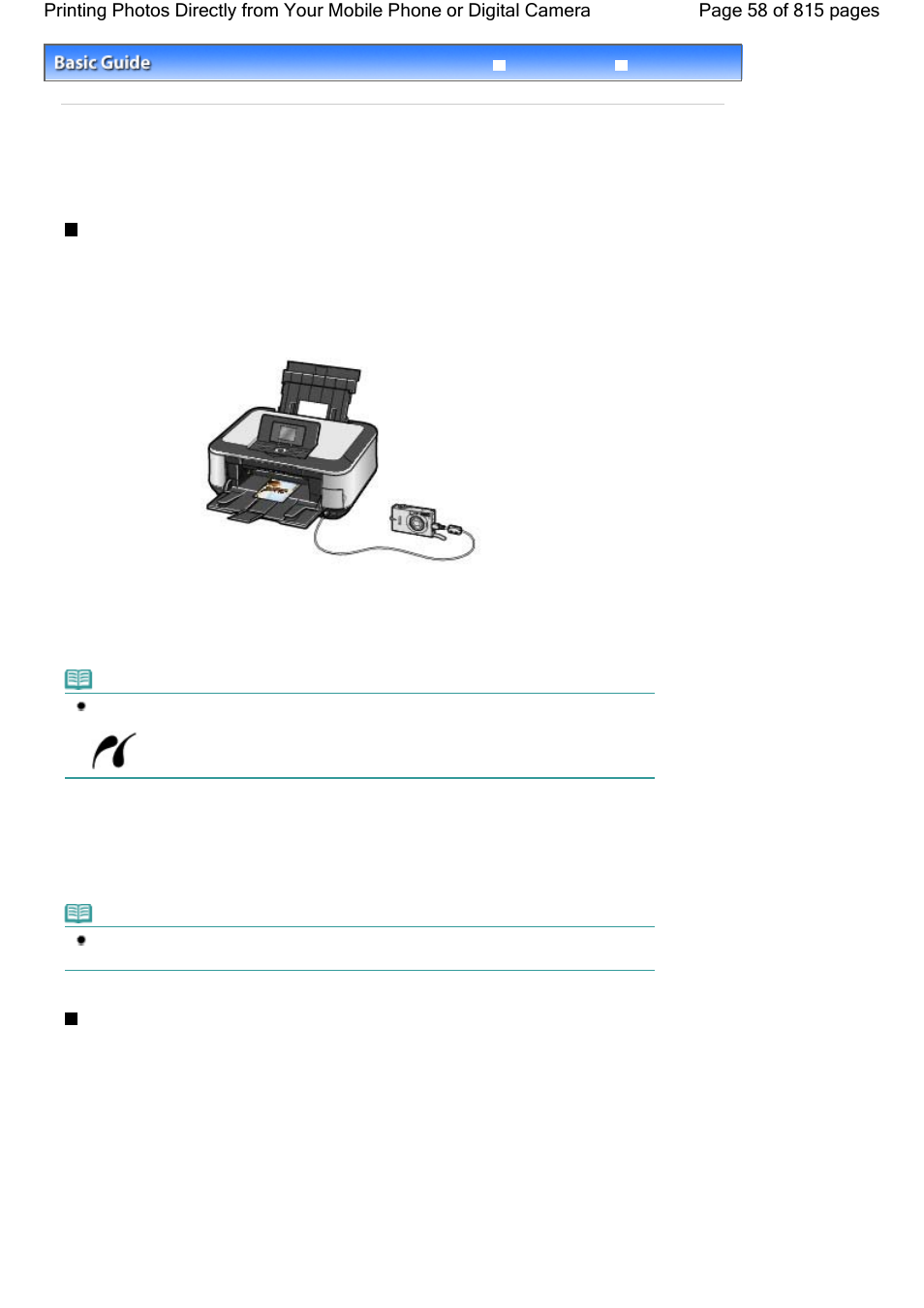 Printing photos from a pictbridge compliant device | Canon mp620 User Manual | Page 58 / 815