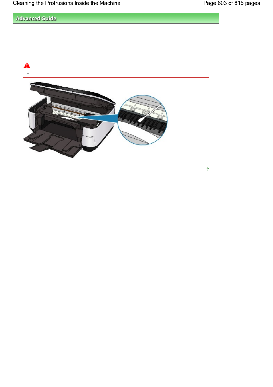 Cleaning the protrusions inside the machine | Canon mp620 User Manual | Page 603 / 815