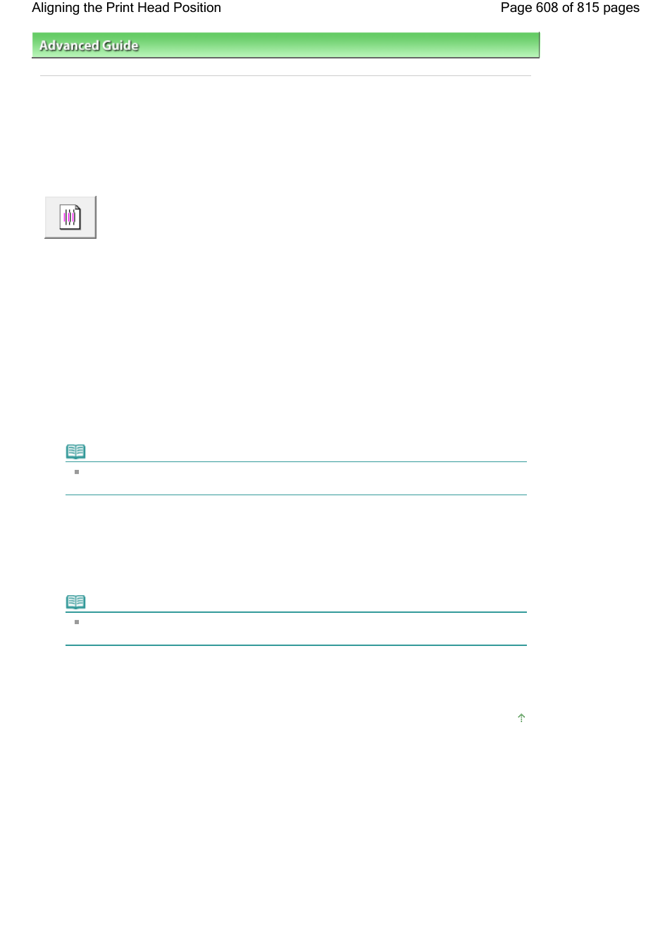 Aligning the print head position | Canon mp620 User Manual | Page 608 / 815