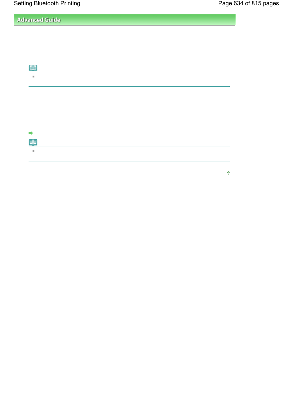 Setting bluetooth printing | Canon mp620 User Manual | Page 634 / 815